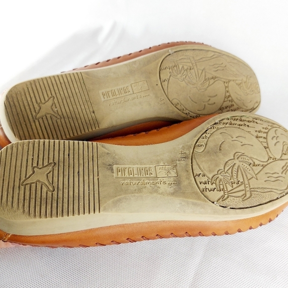 PIKOLINOS tan loafer slip on soft leather men's shoes moccasins size 41 - Picture 11 of 13